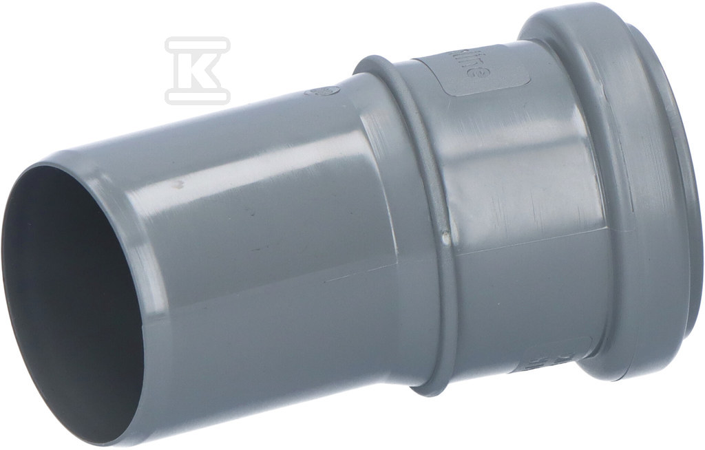 PP elbow for internal sewage 50/15 gray - CCP652