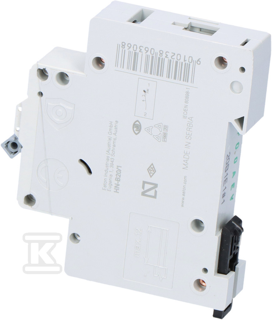 Miniature circuit breaker 6kA HN-B20/1 - 194822