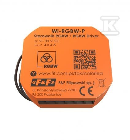 COLOR LIGHTING (RGBW) LED CONTROLLER - WI-RGBW-P