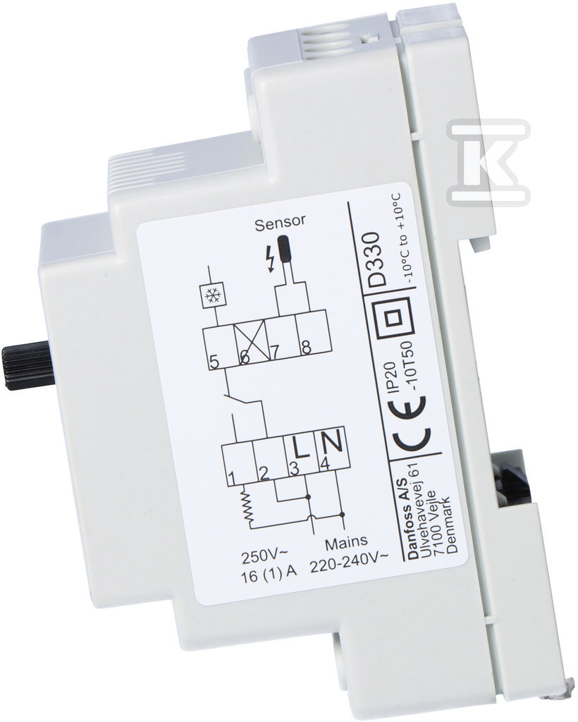 Devireg-330 Thermostat Temperature - 140F1070