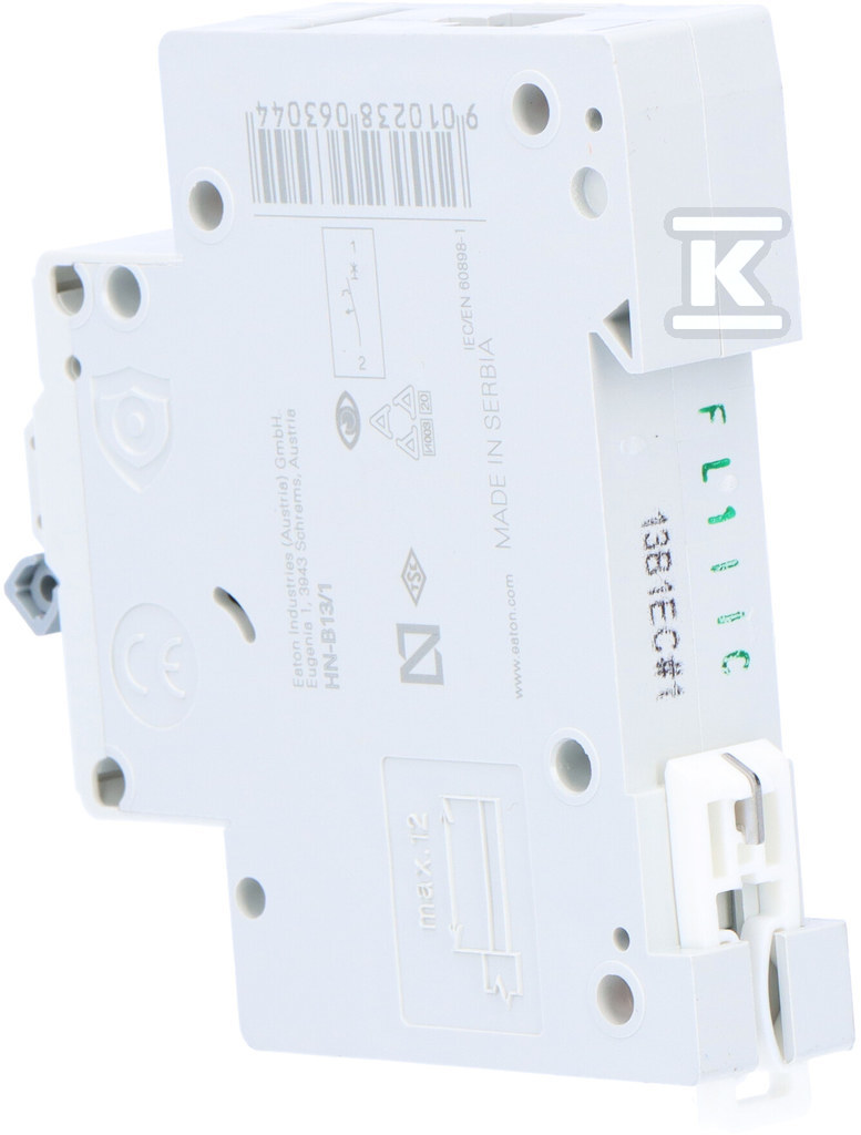 Miniature circuit breaker 6kA HN-B13/1 - 194820