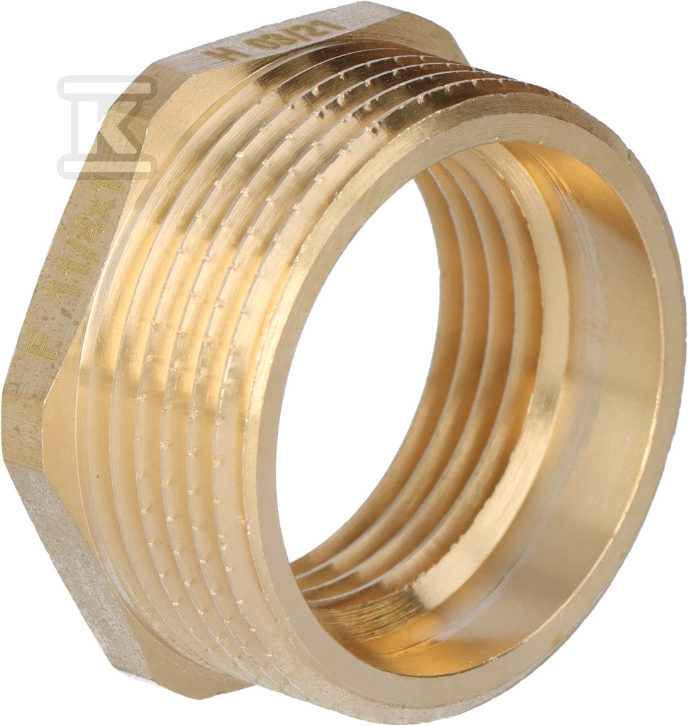 Brass reduction 5/4"x1" yellow - R05Z