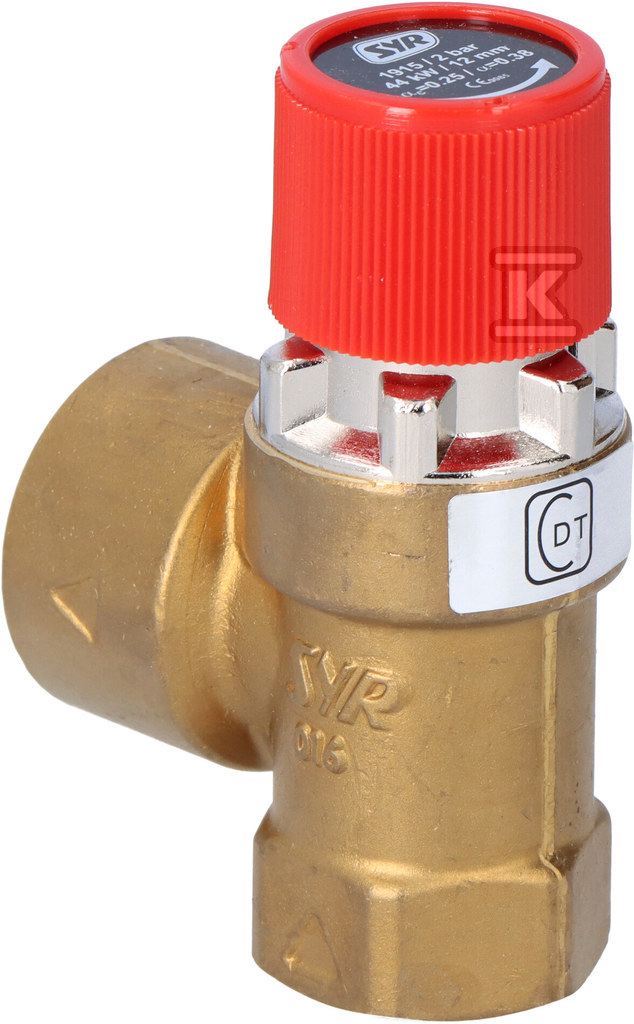 1915 safety valve 2.0bar, 1/2" - 1915.15.155