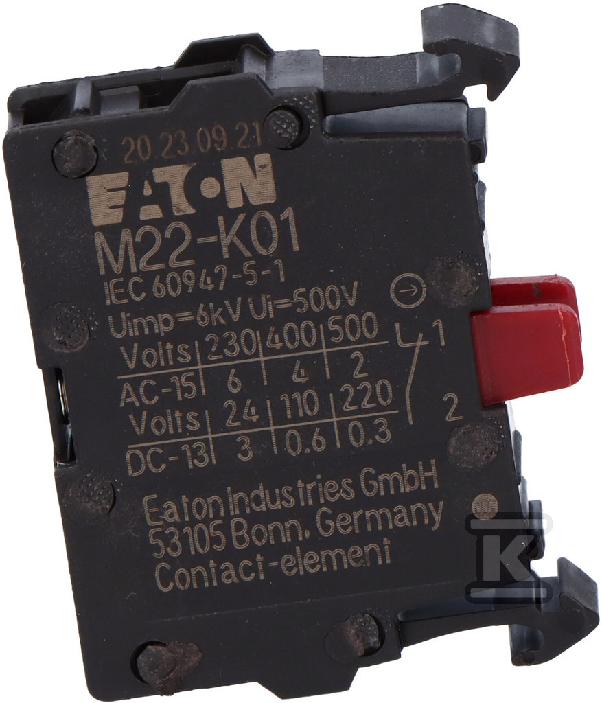 Element stykowy M22-K01 1R montowany do - 216378