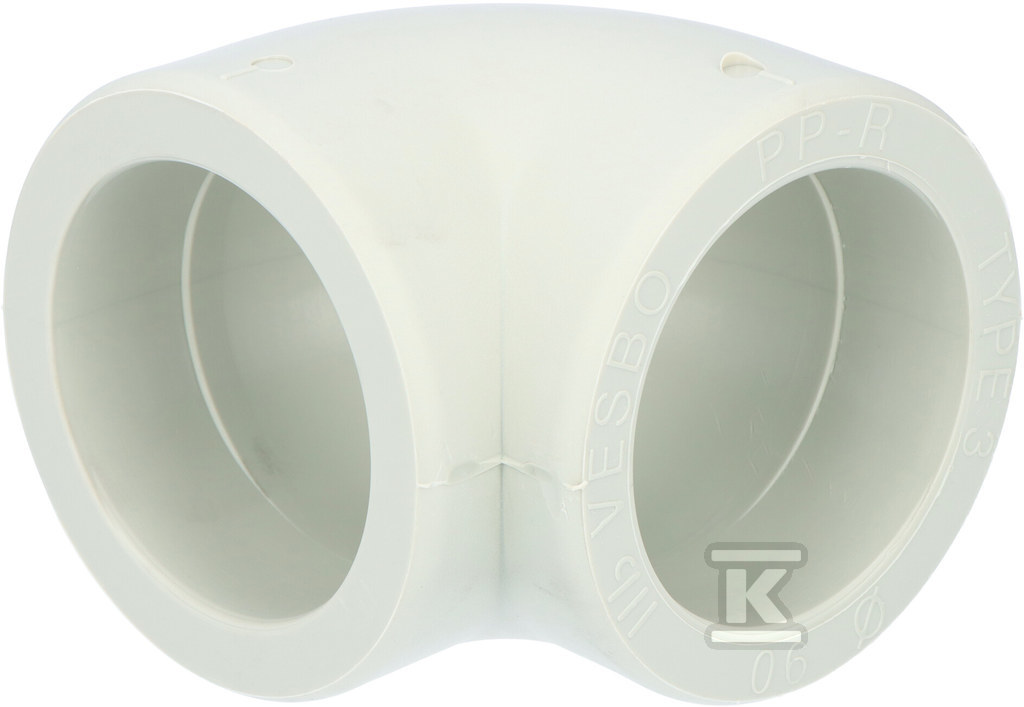 PP koleno 90° 90mm - 304-90-V