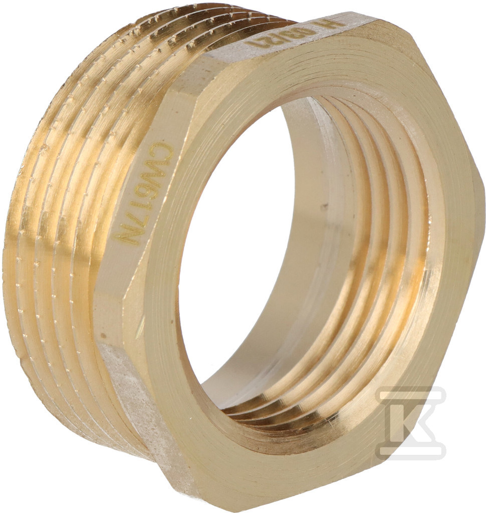 Brass reduction 5/4"x1" yellow - R05Z