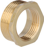 Brass reduction 5/4"x1" yellow