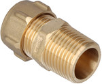 Straight connector, STANDARD 15 x 1/2 CONEx