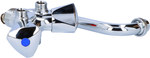 Three-way shower-basin mixer with 210mm spout