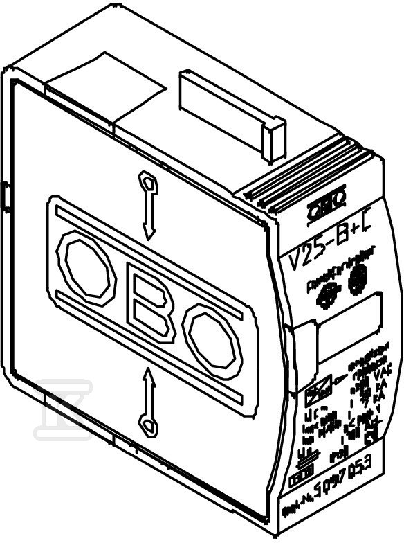 Wkładka ogranicznika przepięć typ - 5097053