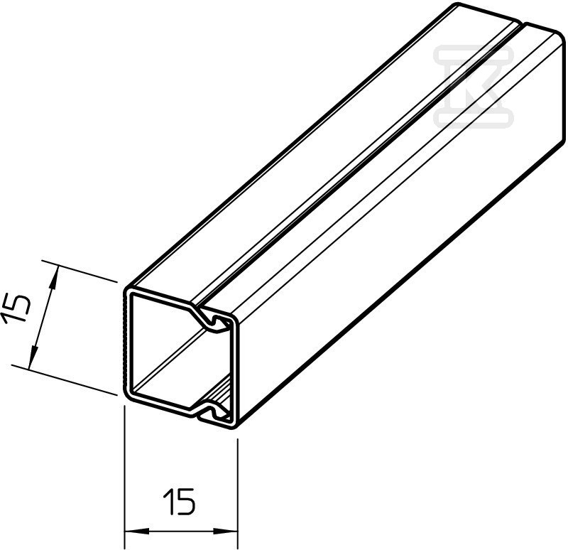 Tip instalacionog kanala VDK15015RV - 6191002