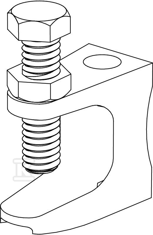 Bracket screw, type FL 2 TG - 1488023