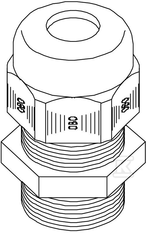 Dławik kablowy typ V-TEC PG7 LGR - 2024705