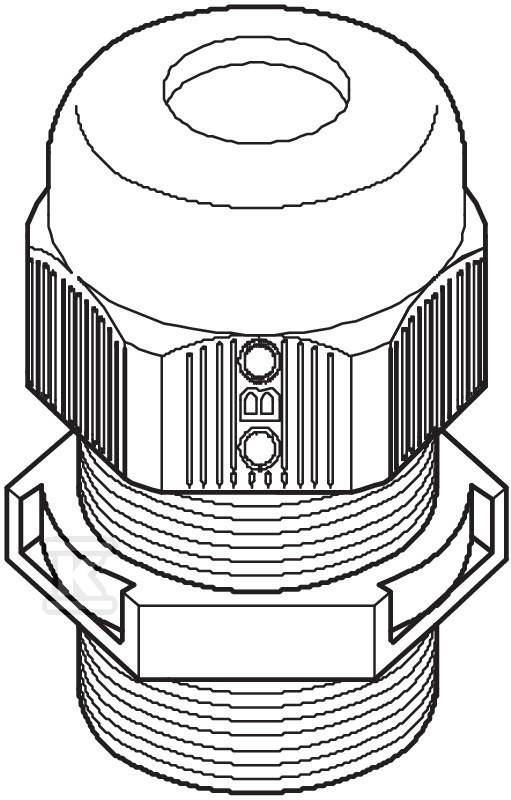 Dławik kablowy typ V-TEC VM12 LGR - 2022862