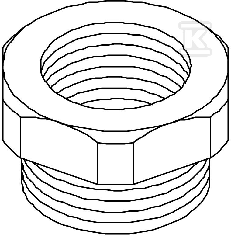 Reduction type 107 R M25-12 PA - 2030624