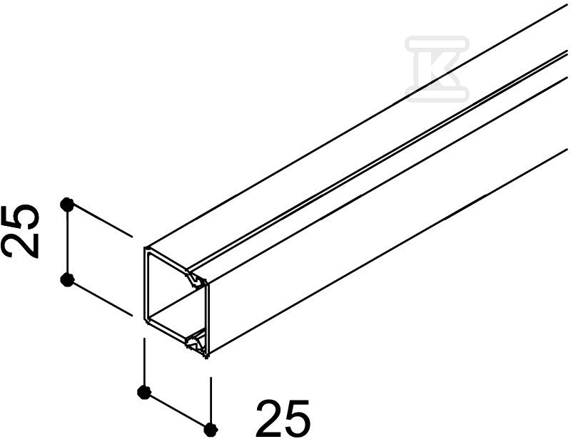 Tip instalacionog kanala VDK25025RV - 6191053