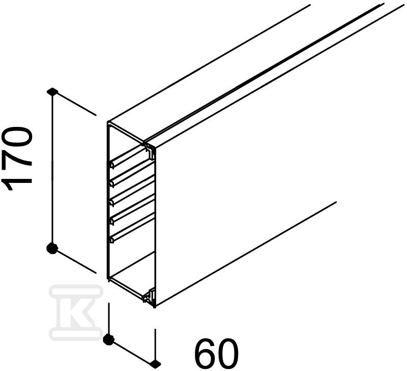 Tip instalacionog kanala VDK60170RV - 6191258