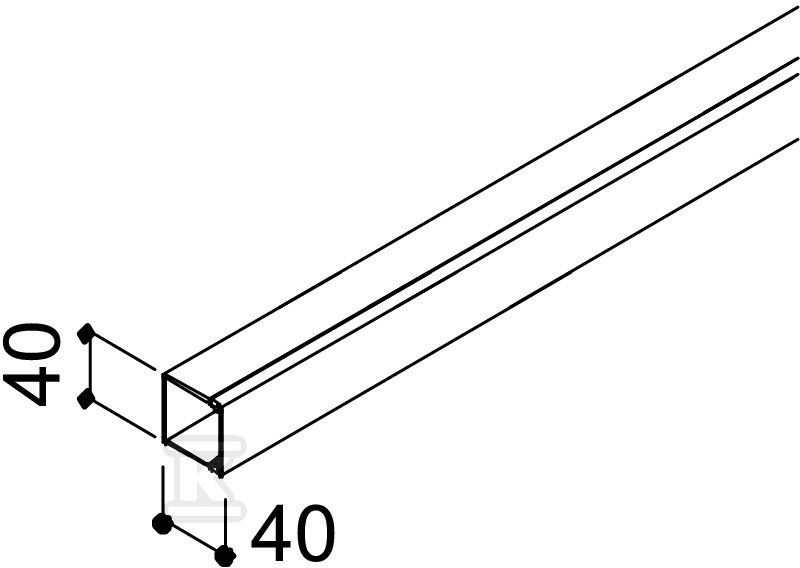 Tip instalacionog kanala VDK40040RV - 6191126