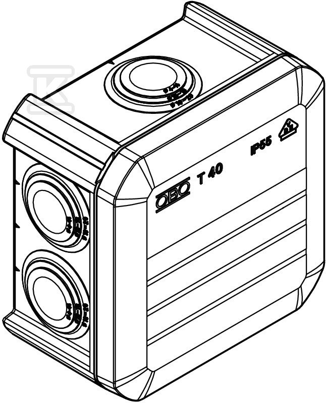 Spojovacia skriňa typu T 40 - 2007045