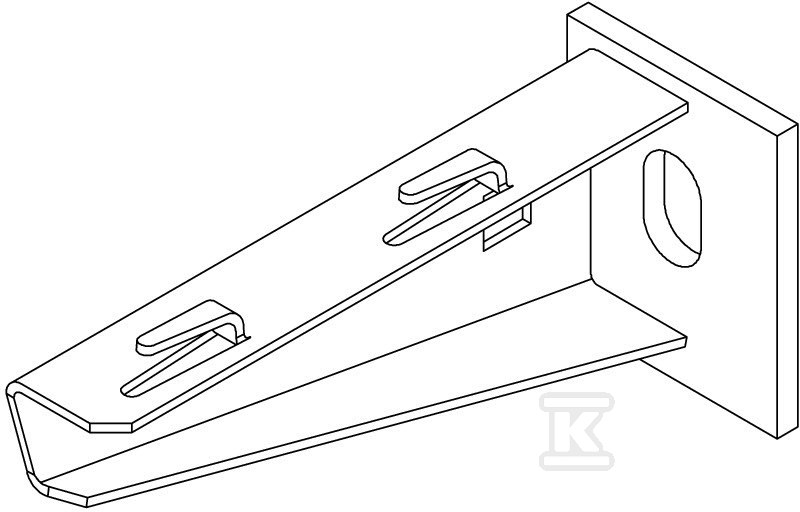 Wysięgnik ścienny typ AWG 15 11 A2 - 6420625