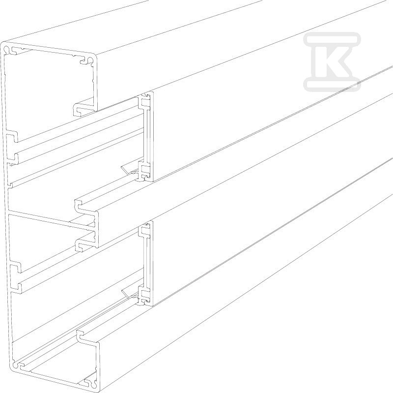 Kanał podparapetowy typ GA-53165RW - 6112600