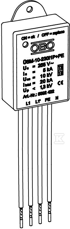 Ogranicznik przepięć LED typ - 5092422