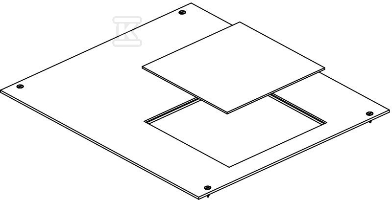Монтажна кришка типу OKA D 500 4 - 7425064