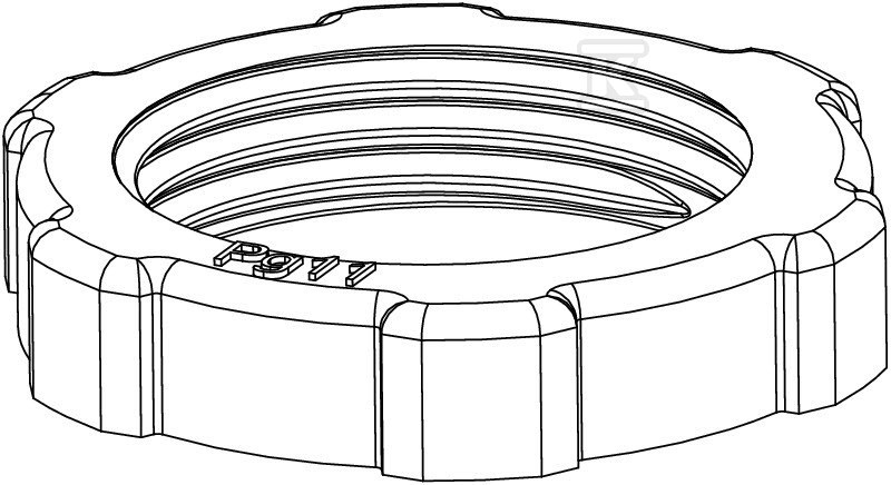 Kontrnakrętka typ 116 PG11 - 2043114