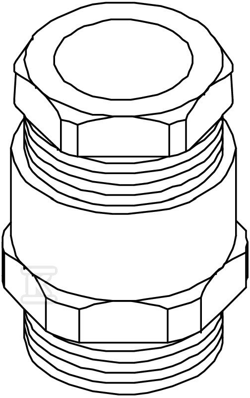 Cable gland type 162 MS M25 - 2083720