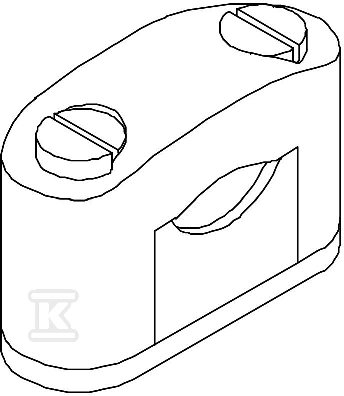 Clamp SOM type 3080 LGR - 2124173