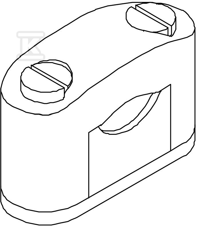 Clamp SOM type 3083 LGR - 2124459