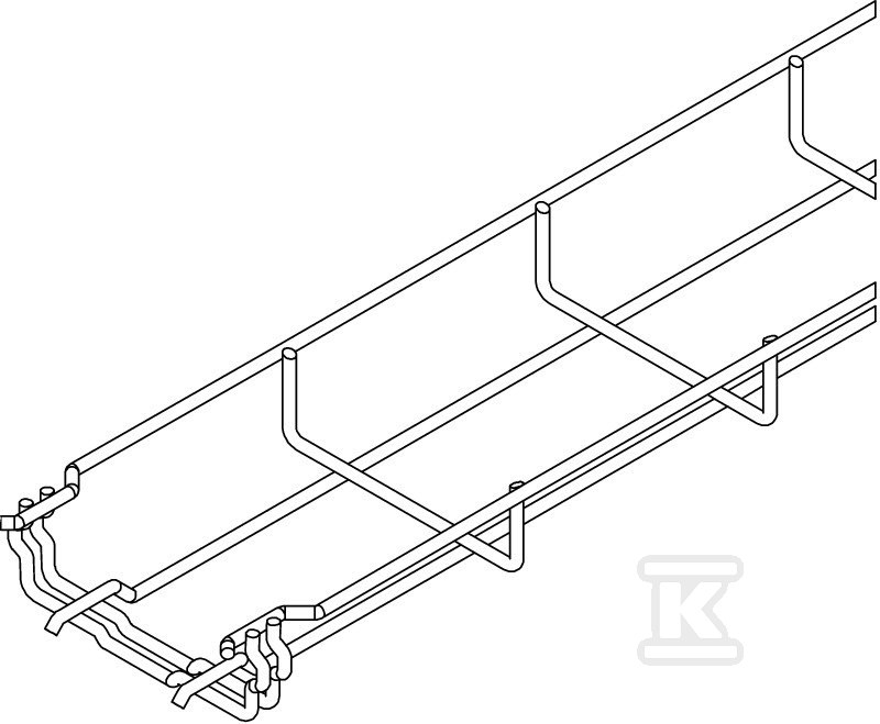 Mesh cable tray GRM 35/100 3M type GRM - 6000087