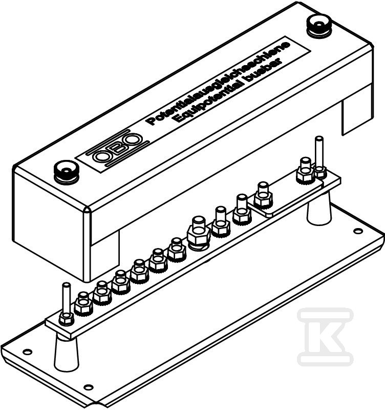 Type 1810 potential equalization rail - 5015057