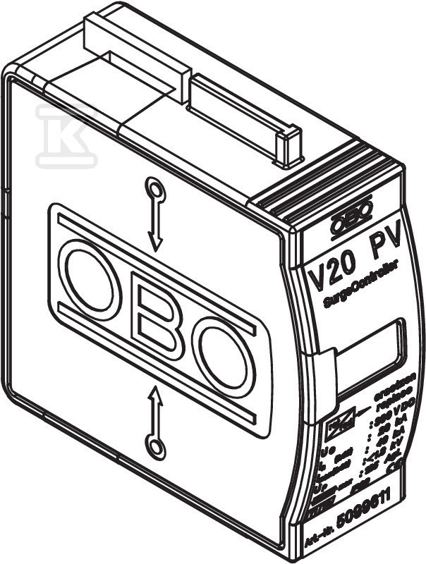 Wkładka ogranicznika przepięć typ V20-C - 5099611