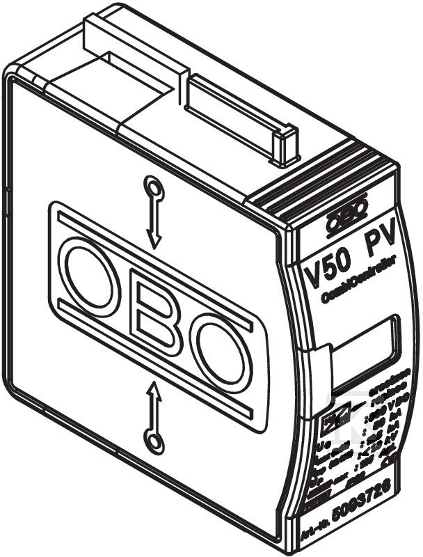 Wkładka ogranicznika przepięć typ - 5093726