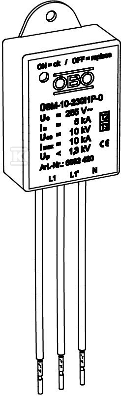 Ogranicznik przepięć LED typ - 5092420