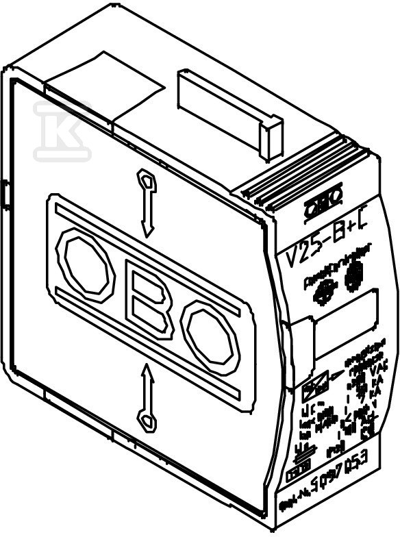 Wkładka ogranicznika przepięć typ - 5097061