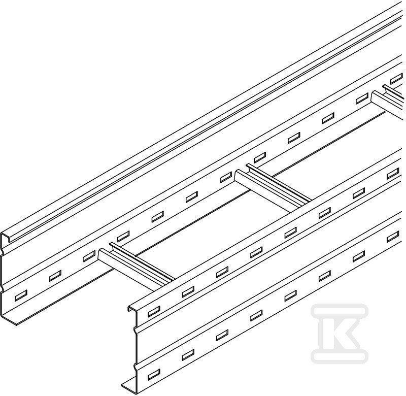 Wide opening ladder WKLG 160/200/2,0 6M - 6227023