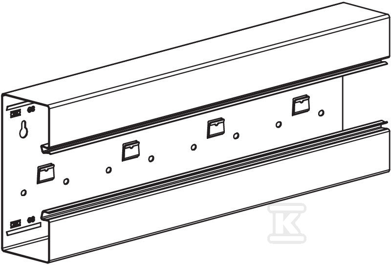 Symmetrical under-sill duct, type - 6277600