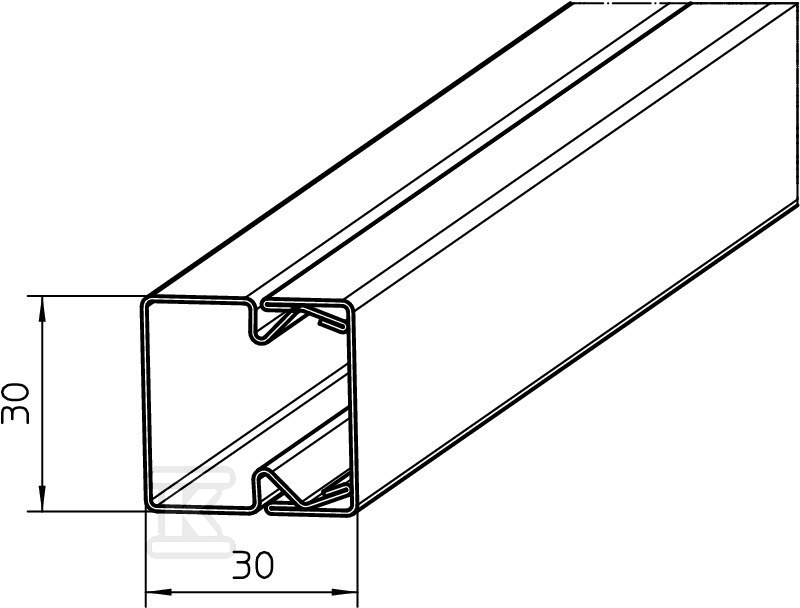 Kanał instalacyjny z perforacją typ - 6248489