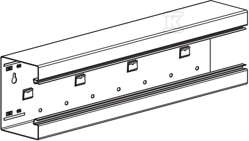 Symmetrical under-sill duct, type - 6277300