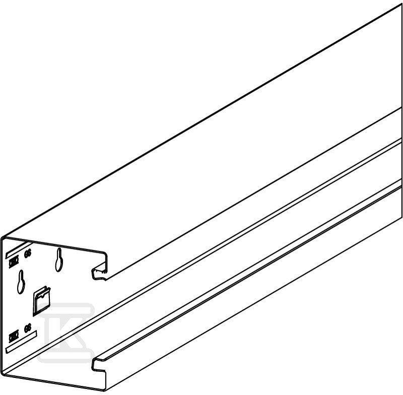 Symmetrical under-sill duct, type - 6277100