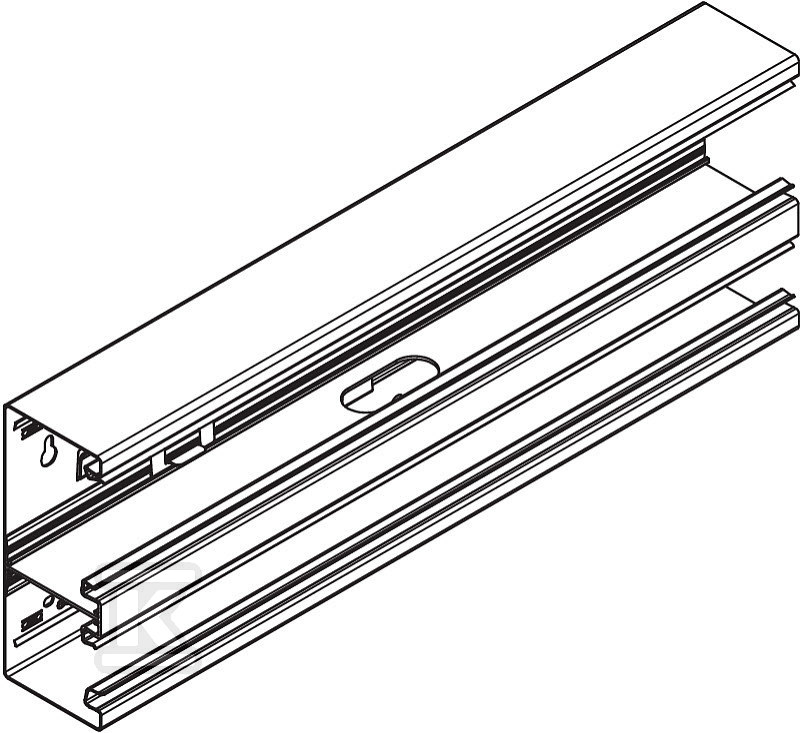 Asymmetrical under-sill duct type - 6278200