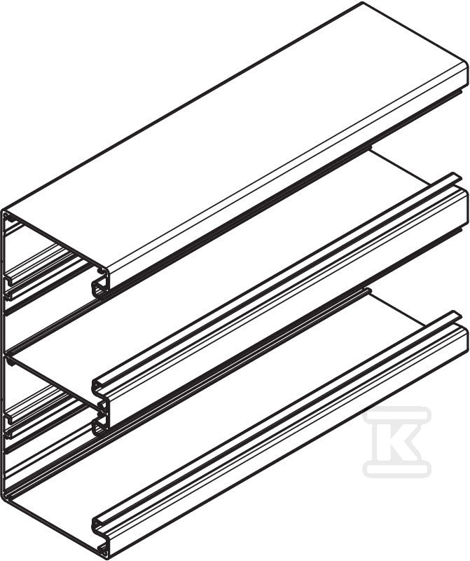 2-chamber sill duct, GA-D90210RW type - 6279600