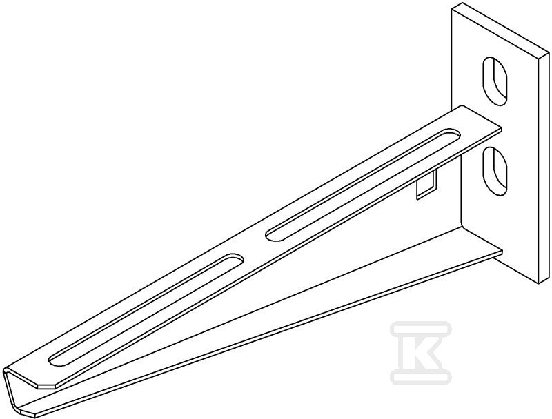 Wysięgnik ścienny typ AW 15 21 FT 2L - 6420915