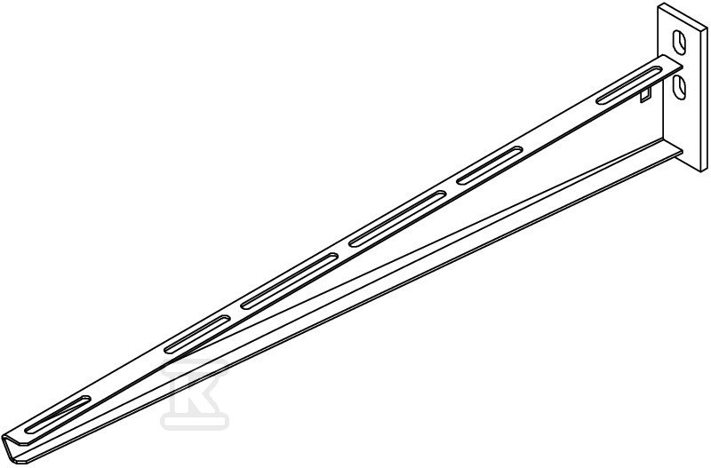 Wysięgnik ścienny typ AW 15 61 FT 2L - 6420927