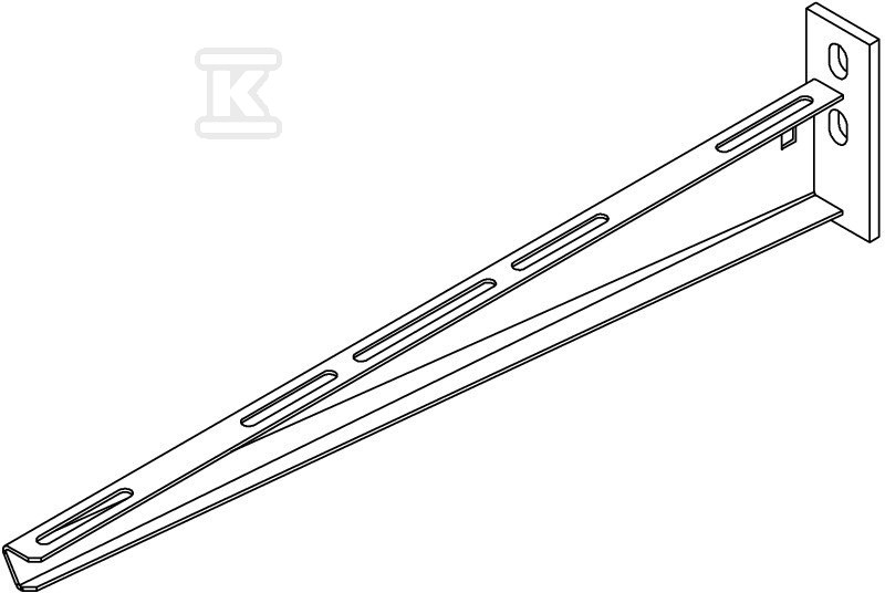 Wysięgnik ścienny typ AW 15 51 FT 2L - 6420924