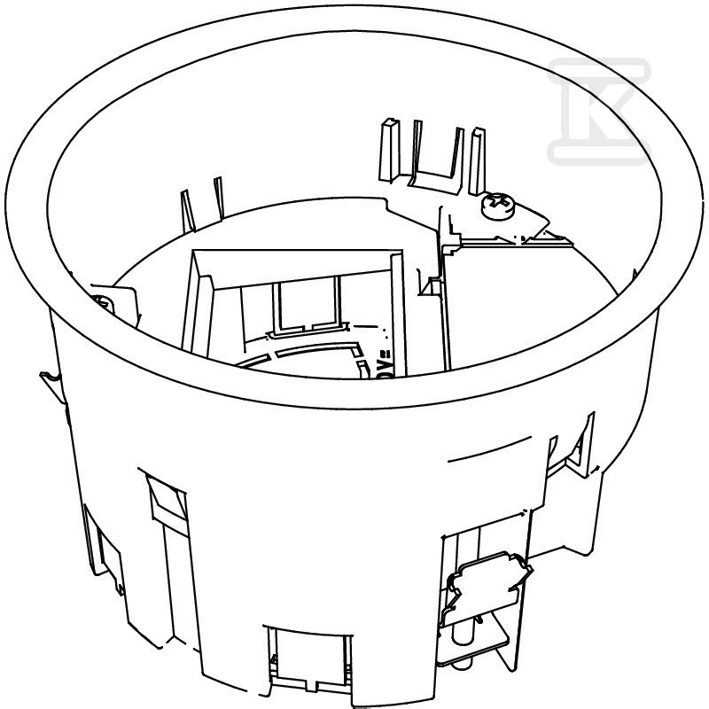 Puszka instalacyjna do for GES R2 typ - 7408836