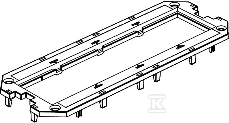 Ramka montażowa typ UT4 P4 - 7408763