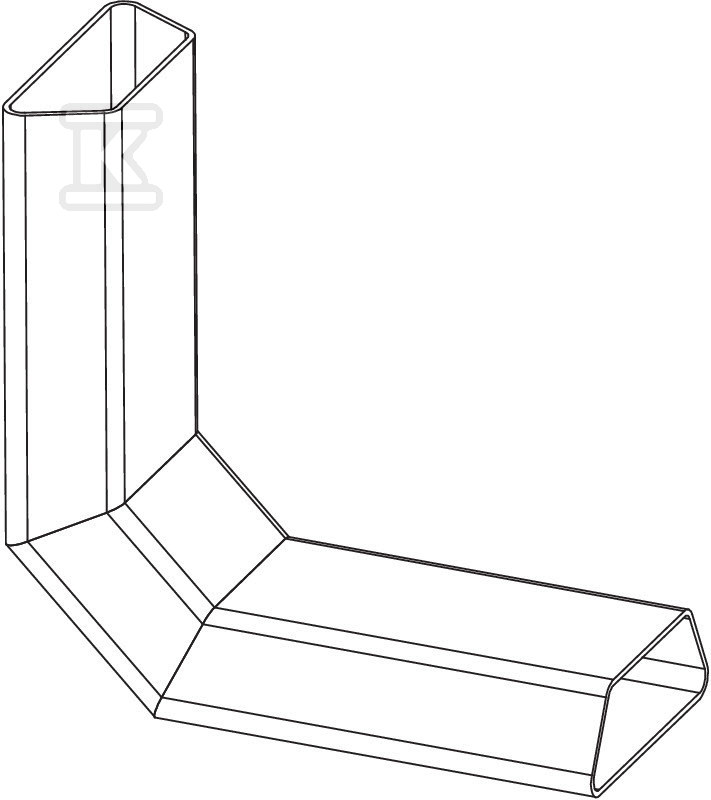 Koleno svislé 90° typ KV DU 9035 90 - 7425940